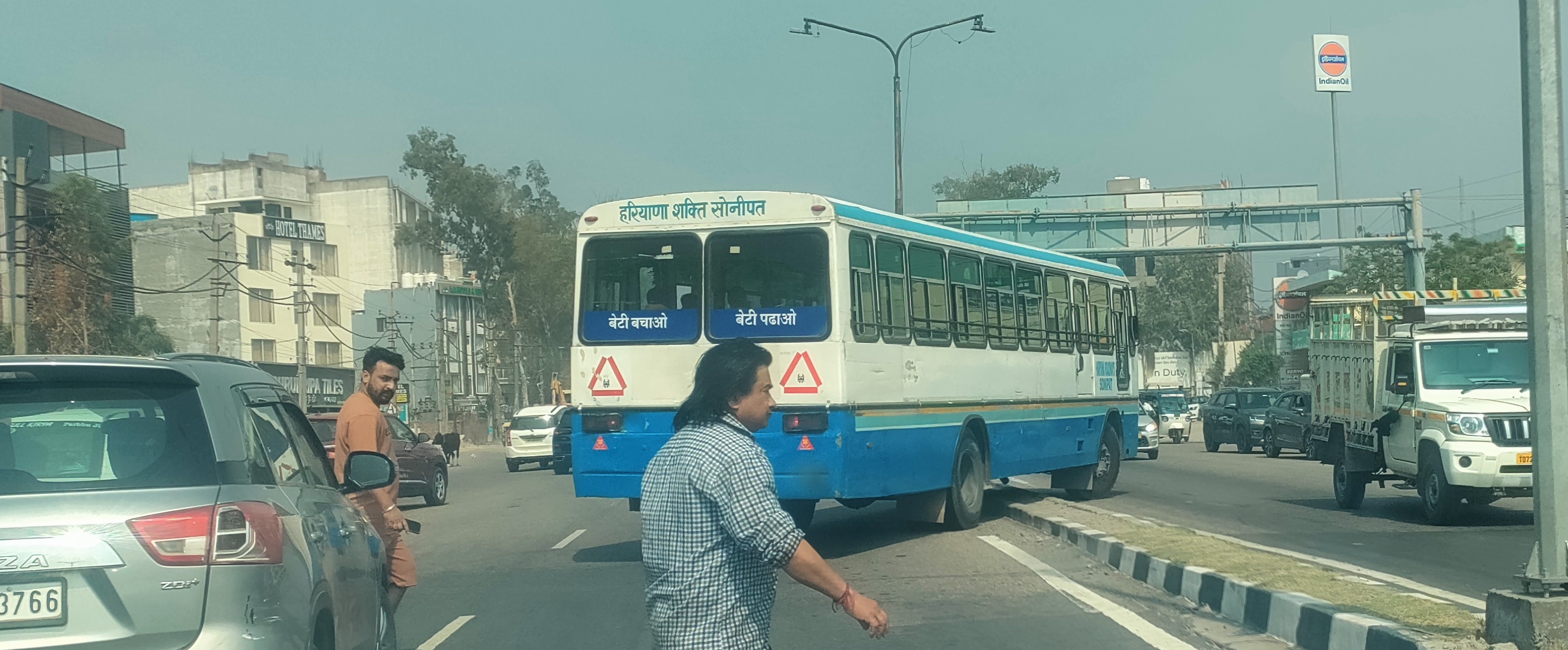 हरियाणा रोडवेज के ड्राइवर का सड़क पर आतंक, हादसों को न्योता